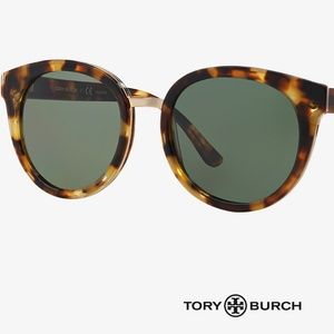 Tory Burch Tortoise Panama Sunglasses (Polarized)